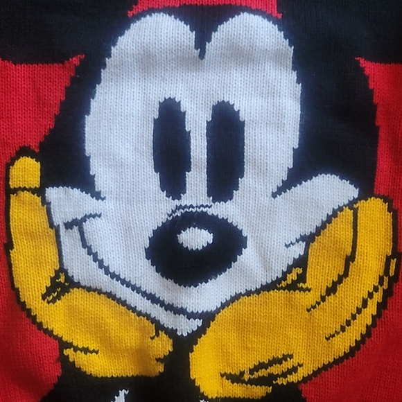 Vintage 90s Mickey Mouse Sweater S - Picture 6 of 11